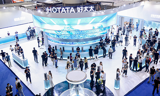 哈哈体育展馆现场直击|描绘一片科技之海，广州建博会首日燃爆全场！